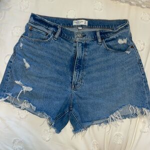 Abercrombie Curve Love Denim Shorts